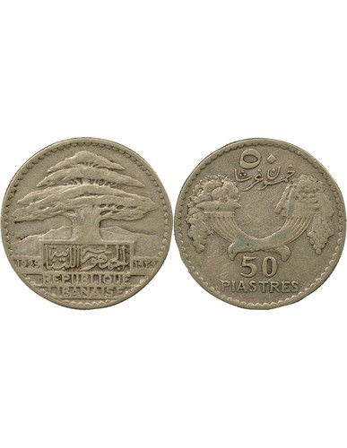 Liban piastres argent - liban,