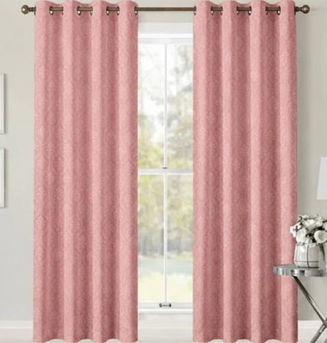 Rideaux roses panneaux de - rideaux,