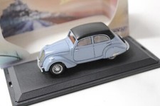 1:43 Paradcar Peugeot 202 Découvrable Cabriolet Toit Fermé Bleu