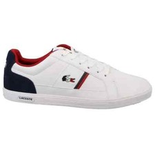 baskets femme homme Lacoste Europa 317 bleu blanc rouge UE 39,5