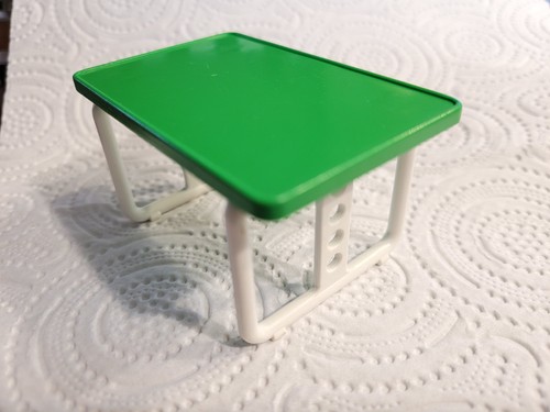 Playmobil hopital table verte - table,