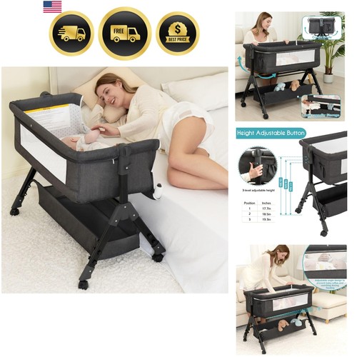 Baby bassinet bedside - baby, bassinet,