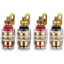 4Pcs 4mm Fiche Banane Douille