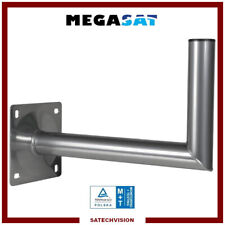 Bras Coudé Longueur 30 cm Ø 50 mm Support Mural en Acier pour Parabole