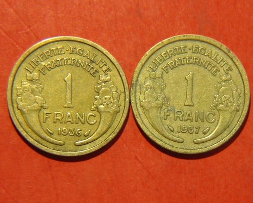 Lot franc morlon 1936 1937 - lot,