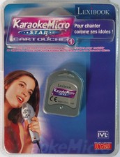 Cartouche 1 Karaoké Micro Star NEUVE Scellée 2003 Lexibook 10 Hits