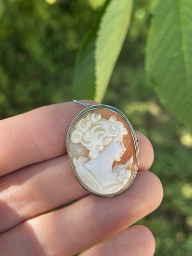 Broche pendentif camée - pendentif,
