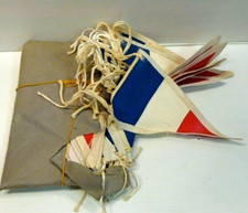 1 . Fanion antenne de véhicule US pour Forces Française Libres 1944 original ww2