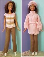 Barbie Lot vêtements poupée mannequin fait-main