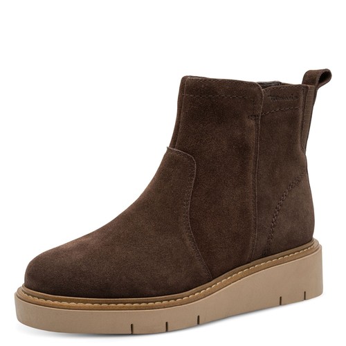 Bottines daim marron - bottines, en