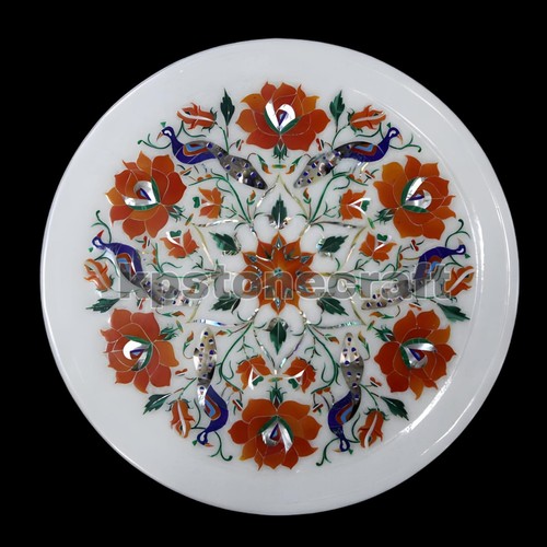 Assiette murale incrustation