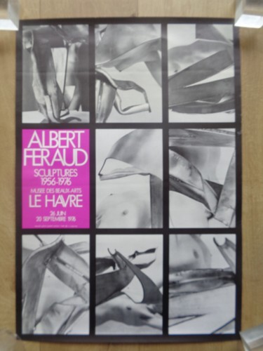 Affiche ancienne exposition - ancienne,