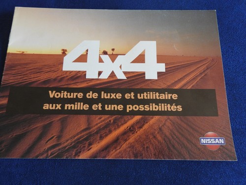 Catalogue nissan 4 - x,