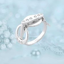 Bague Diamants Or Blanc 18K