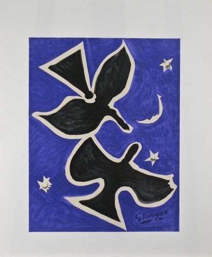 Oiseau bleu par georges - bleu, "