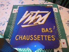 RARE PLAQUE VITOS  DOUBLE FACE