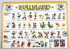 Catalogue Dépliant / Poster Bullyland 1980 (Walt Disney, Petzi, Sniks, Tintin, .