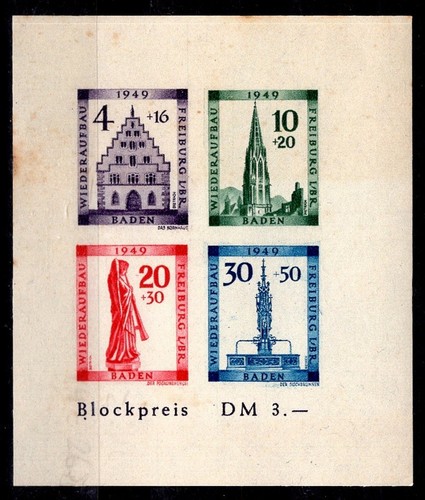 Baden allemagne bloc 2b - allemagne, :