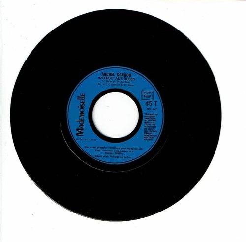 Michel sardou vinyle tours - 45,