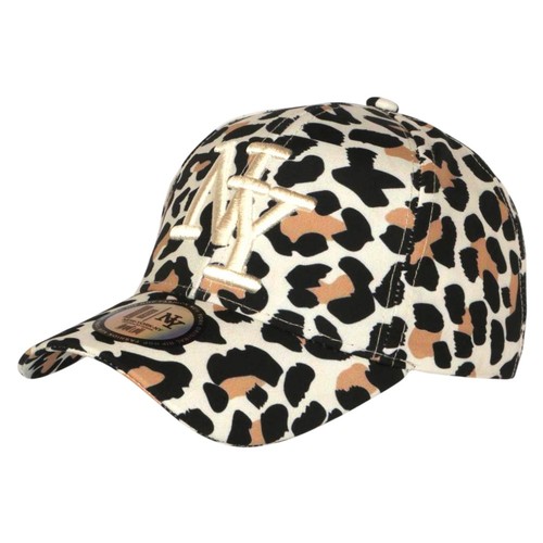 Casquette léopard beige - ny,