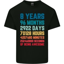 T-Shirt D'Anniversaire Des 8