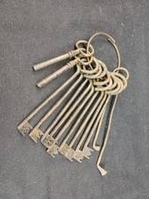 Ancien trousseau passe partout 13 clef clé rossignol saint pierre serrure métier