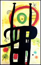 Joan Mirò Lithographie COA