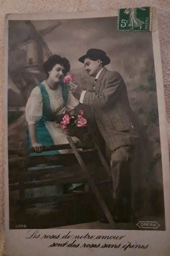 Carte postale opera ancienne - postale,