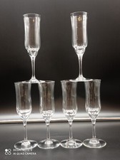 6 flutes à champagne en