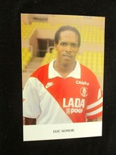 SONOR   AS MONACO saison 1988-1989 Carte postale cp photo football postcard