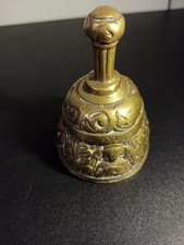 Ancien cloche de table en bronze massif