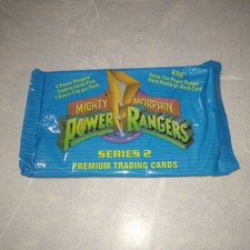 POWER RANGERS MMPR - premium trading cards - 1994 SERIES 2 - sealed booster pack