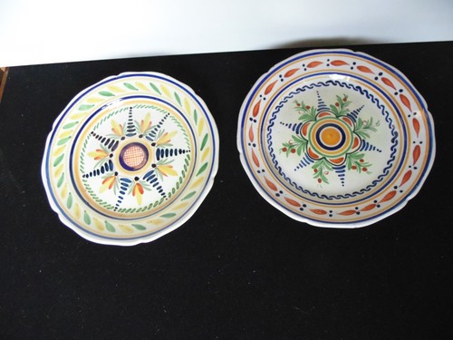 Lot assiettes signé hb - assiettes,