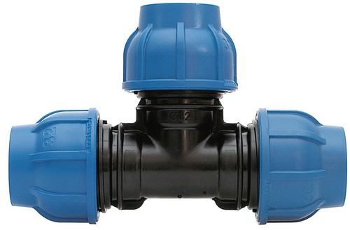 Pièce pipe plastique - t, pe