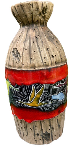 Vase ceramique émaillé - vase,
