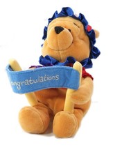 Collector Doudou Peluche  Winnie 22 cm congratulations Disney Store