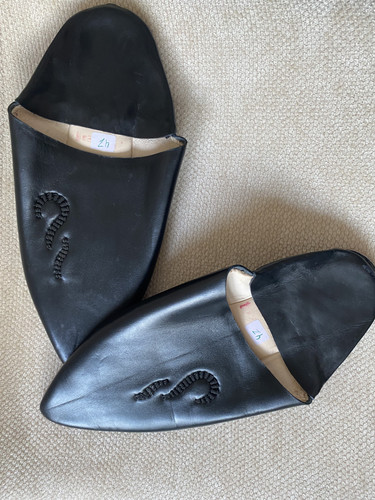 Babouches homme cuir - babouches,