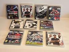 Lot de 10 X Jeu Vidéo Vintage SONY Playstation 3 PS3  PES Gran turismo Skate ...