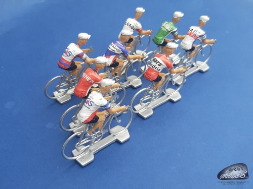 Lot cyclistes miniatures - lot,