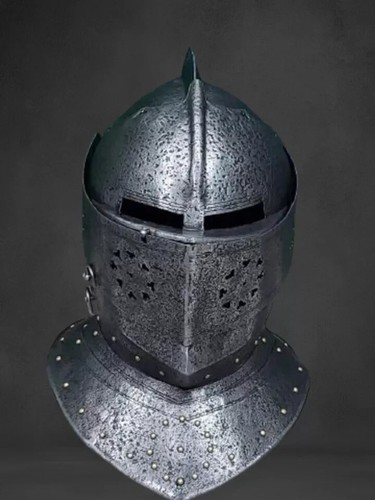 Casque armure chevalier - casque,