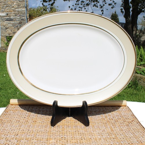 Plat ovale porcelaine guy - en,