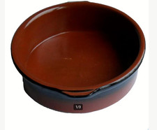 Plat à four rond 25 cm terre cuite