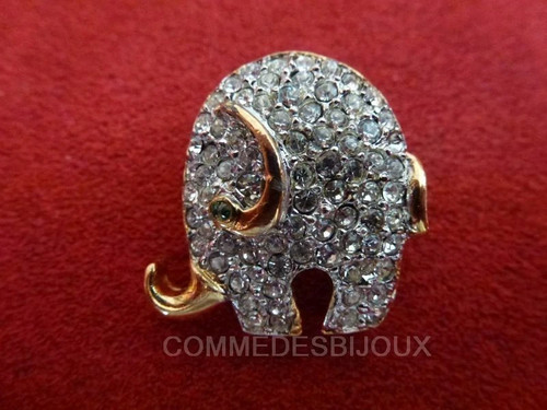 Broche vintage éléphant - broche,