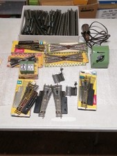  Ho Fleischmann Lot De Rails Droits Courbes Aiguillages Butoir Power Pack 503 