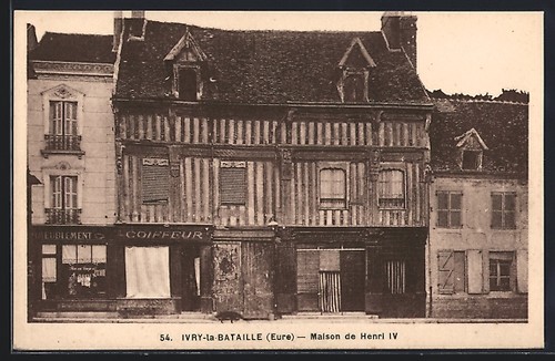 Cpa ivry bataille maison - ivry-la-bataille,,