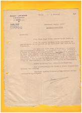 NIMES (30) BOIS & FUTAILLE pour TONNELLERIE "Ernest LAPIERRE" Voyagée en 1947