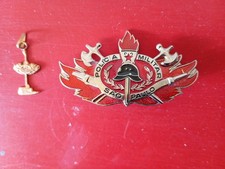 POLICIA MILITAR / bombeiros  BRASIL BEL INSIGNE + PENDENTIF AUTHENTIQUE