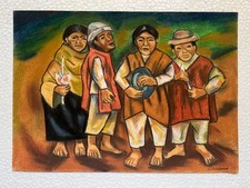 OSWALDO GUAYASAMIN Dessin sur