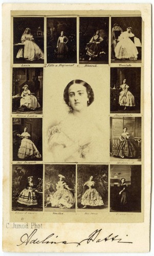 Cdv mosaïque 1860 - cdv,