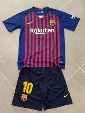 Lionel Messi maillot + short FC Barcelona 2018 Nike jersey camiseta size S